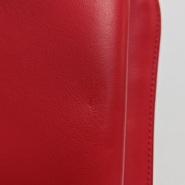 Calfskin Shoulder Bag Red
