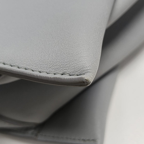 TRI FOLD Calfskin Blue