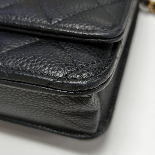 WOC Quilted Calfskin Black