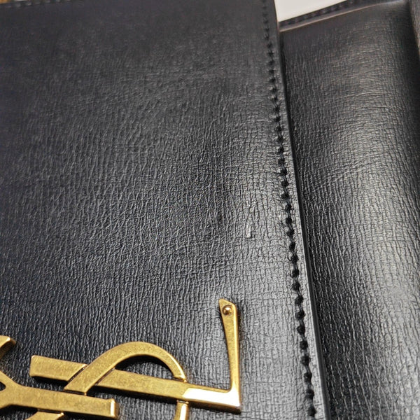 SUNSET Medium Calfskin Black