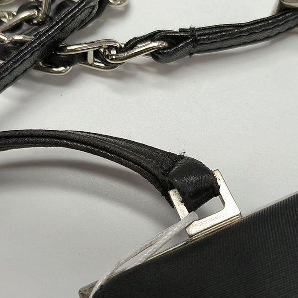 Fabric Crossbody Bag Black