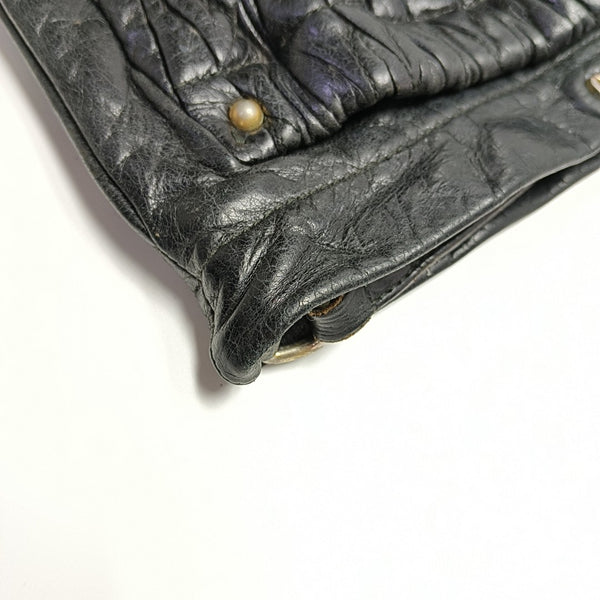 Matelassé Quilted Calfskin Black