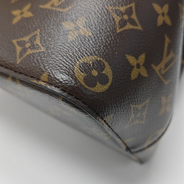 NÉONOÉ MM Monogram Coated Canvas Brown