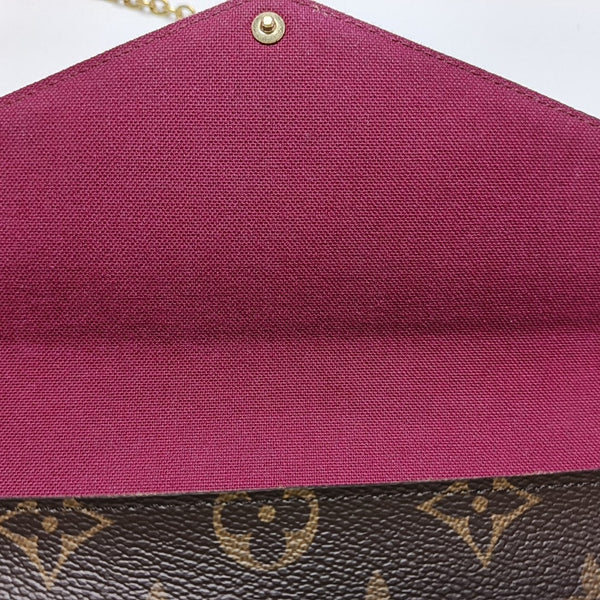 FÉLICIE Monogram Coated Canvas Brown