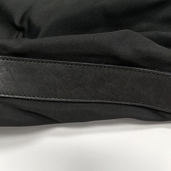 Nylon Top Handle Bag Black