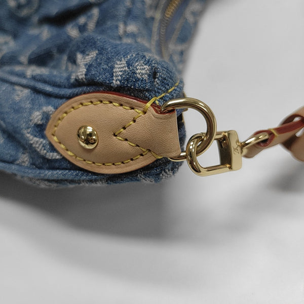 Pochette Valley Monogram Denim Blue
