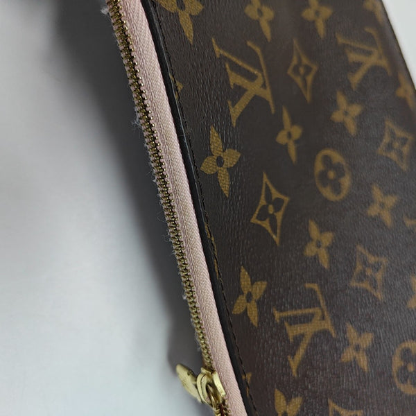 NEVERFULL PM Monogram Coated Canvas Brown