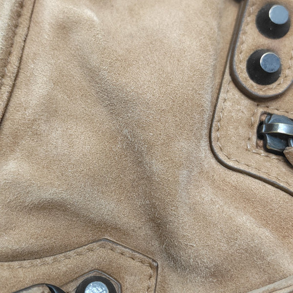 LE CITY Small Suede Brown