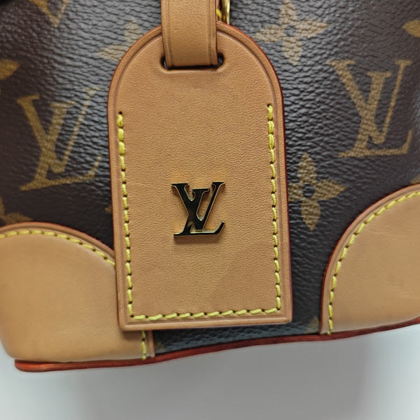 NOÉ Mini Monogram Coated Canvas Brown