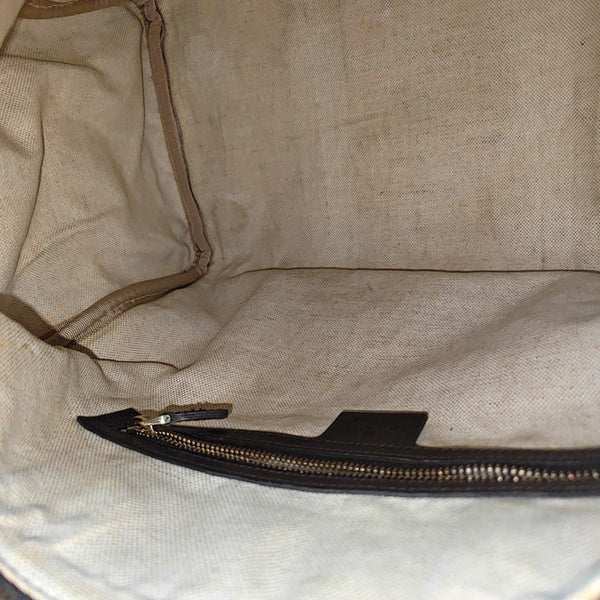 Boston Monograma Lona Marrón