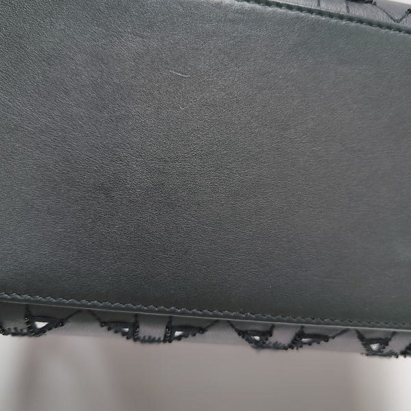 Lady Dior Medium Cannage Lambskin Black