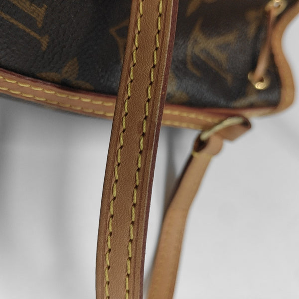 NÉONOÉ Nano Monogram Coated Canvas Brown