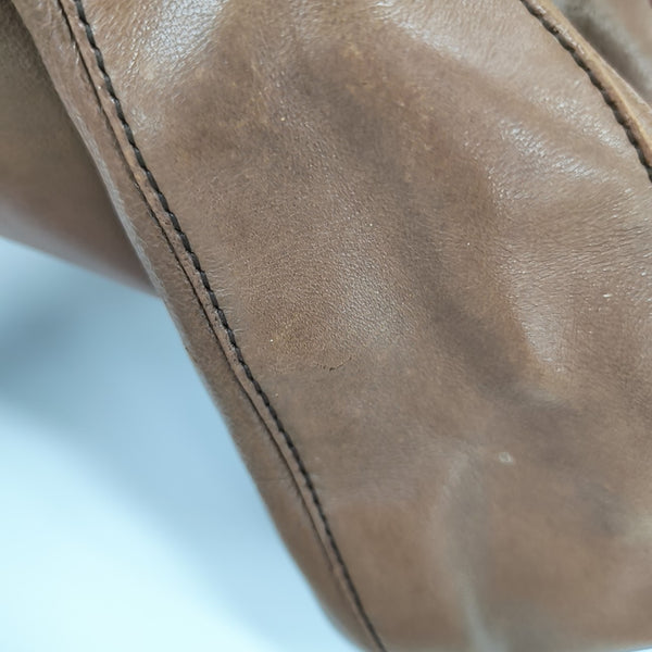 Calfskin Tote Bag Brown