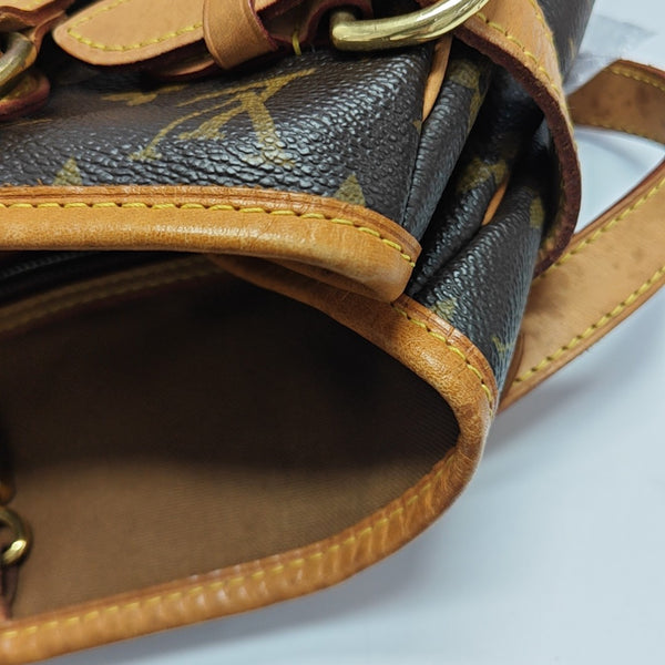 BATIGNOLLES MM Monogram Coated Canvas Brown