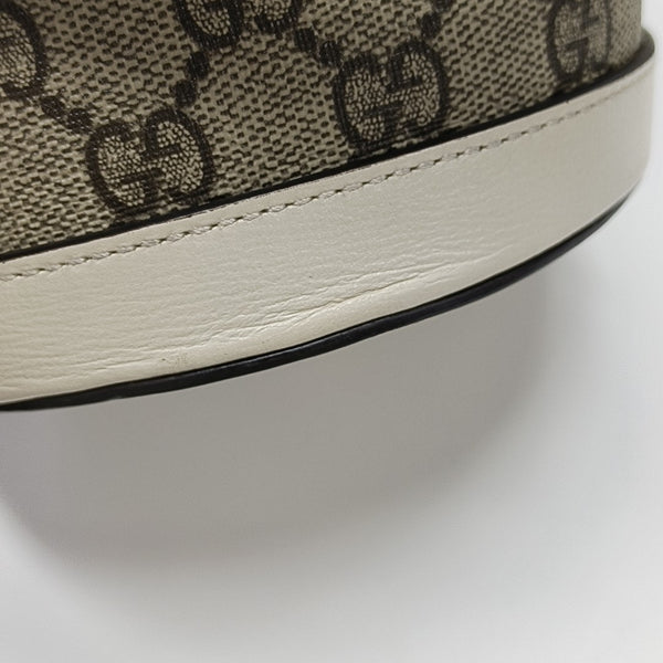 Horsebit 1955 Small Coated Canvas Beige