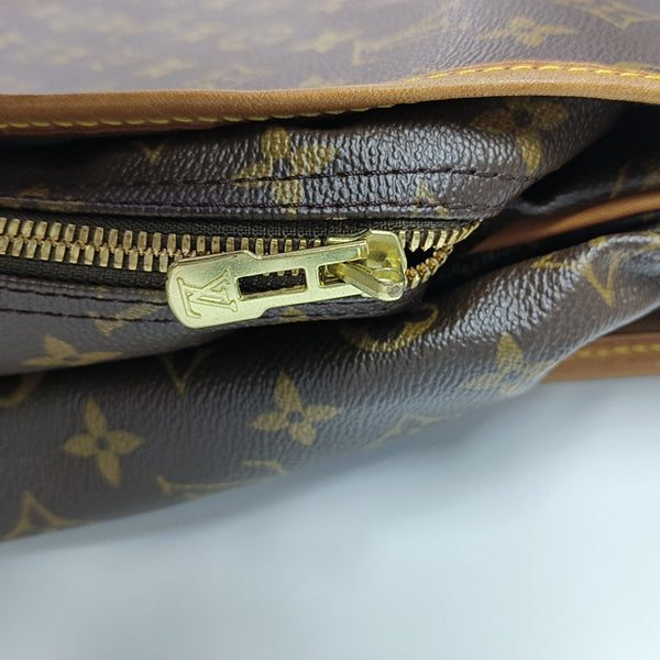 HUNTING Monogram Coated Canvas Brown