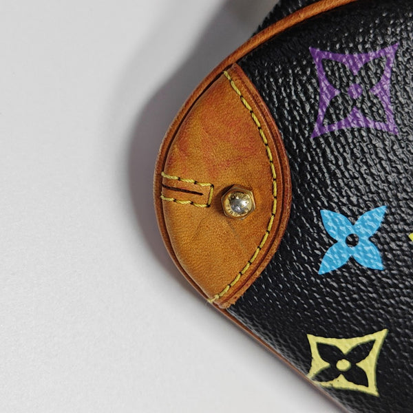 LV × TM VINTAGE MILLA Monogram Coated Canvas Black