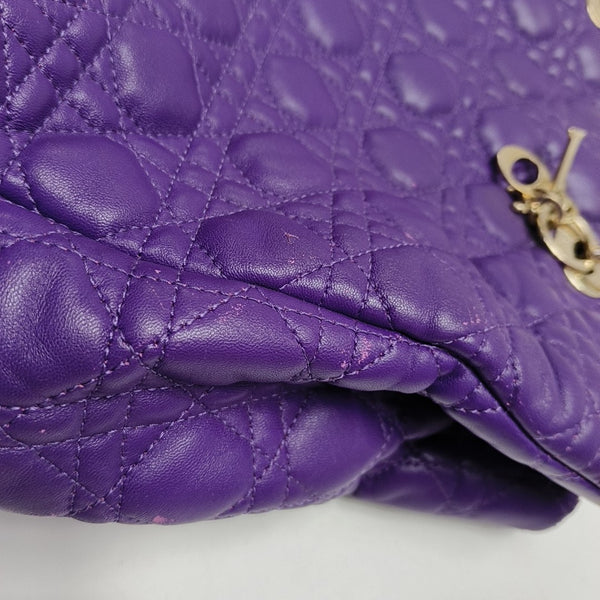 Dior Soft Cannage Calfskin Purple