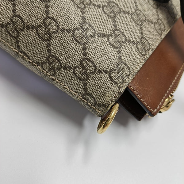 GG Blooms Monogram Coated Canvas Beige