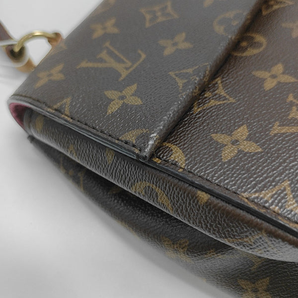 CLUNY PM Monogram Coated Canvas Brown