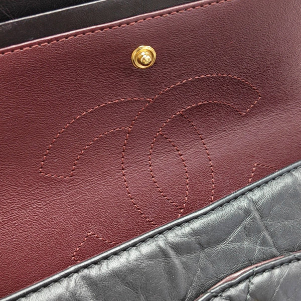 2.55 225 Quilted Calfskin Black