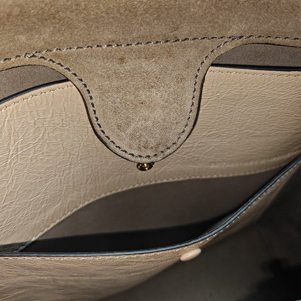 Flip Large Calfskin Beige