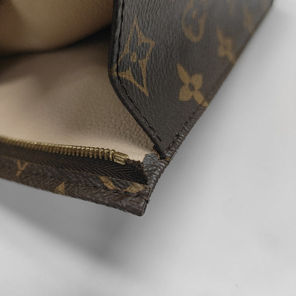 TOILET POCKET 26 Monogram Coated Canvas Brown