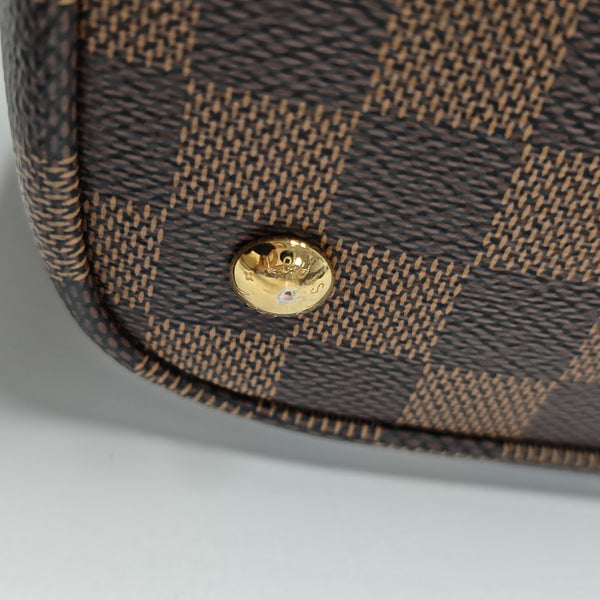 KENSINGTON BOWLING Damier Ebene Coated Canvas Brown