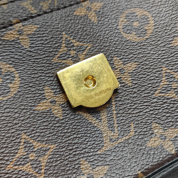 PASSY Monogram Coated Canvas Brown