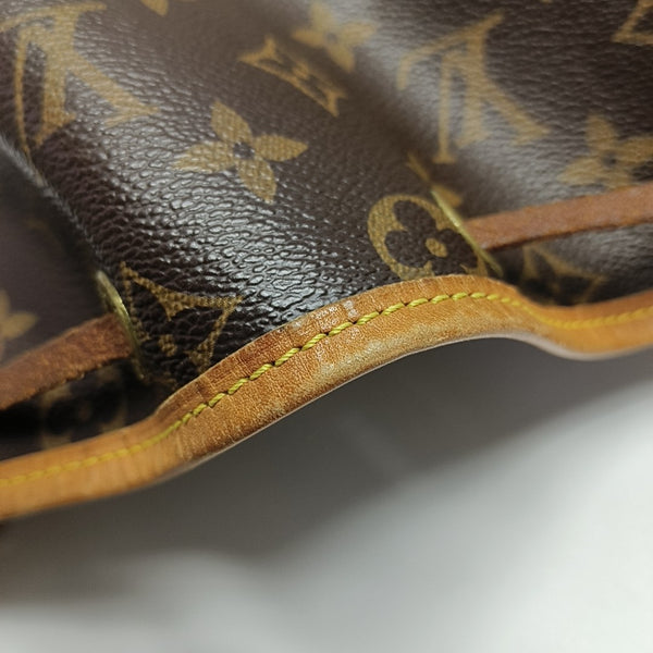 NOÉ MM Monogram Coated Canvas Brown