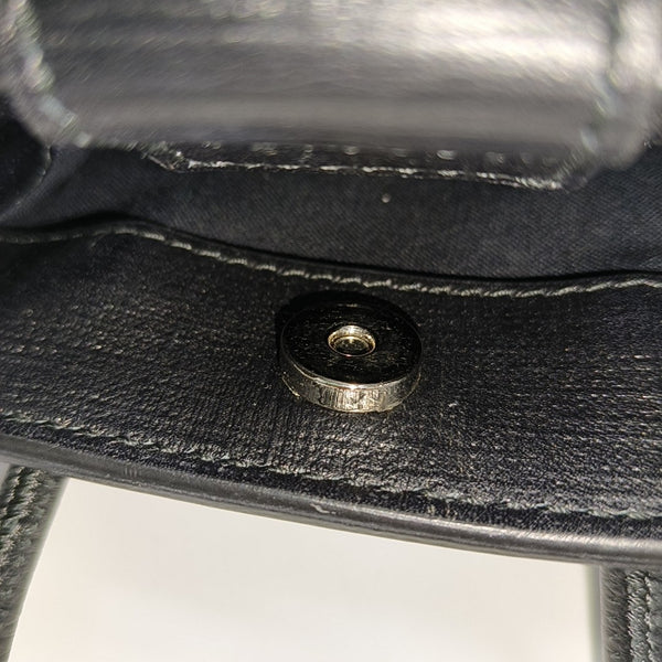 Shopping Bag Calfskin Black
