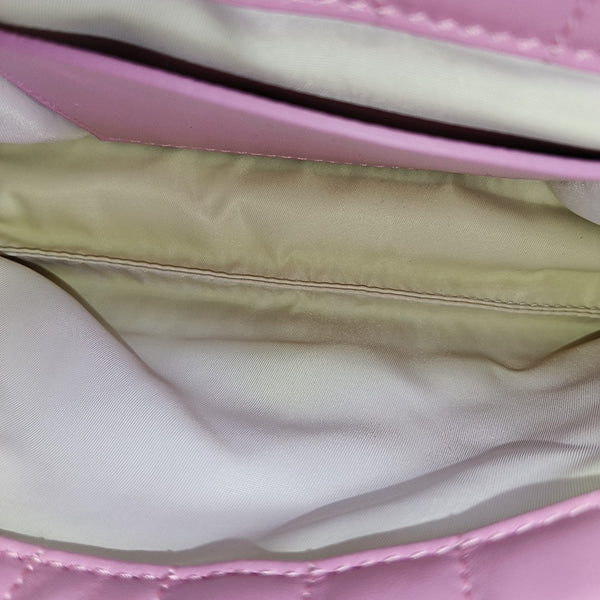 Lola Mini Quilted Lambskin Pink