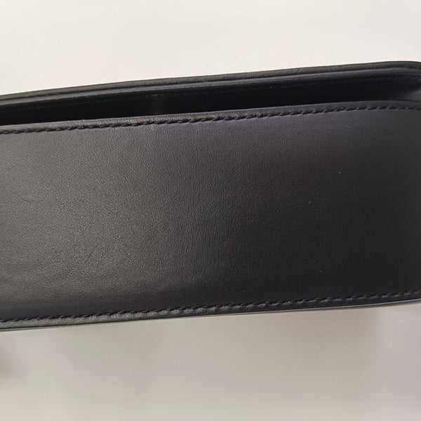 Calfskin Shoulder Bag Black