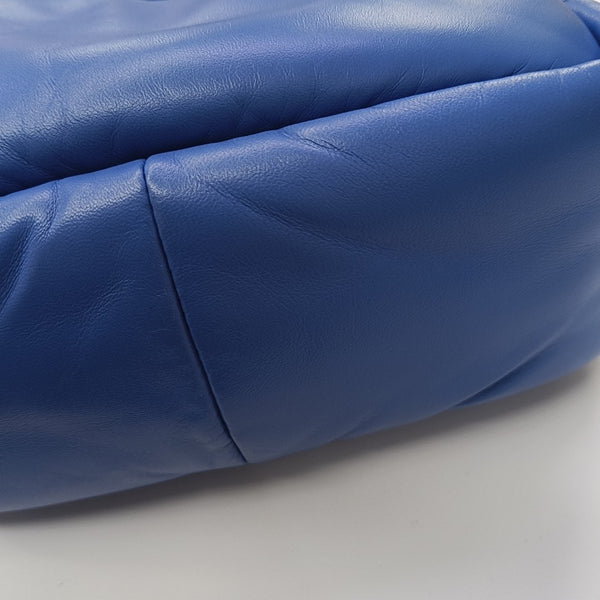 Lambskin Shoulder Bag Blue