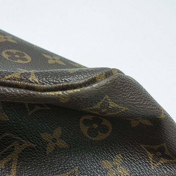 NEVERFULL MM Monogram Coated Canvas Brown