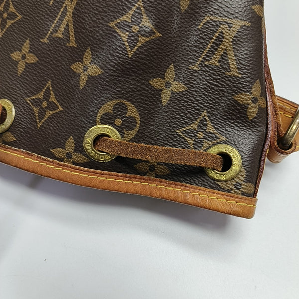 NOÉ BB Monogram Coated Canvas Brown