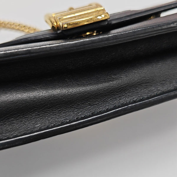 Sylvie Super Mini Calfskin Black