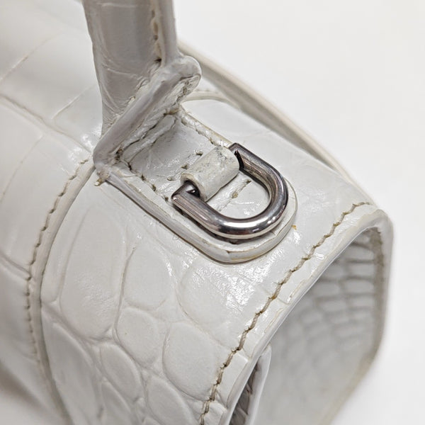 Hourglass XS Calfskin White
