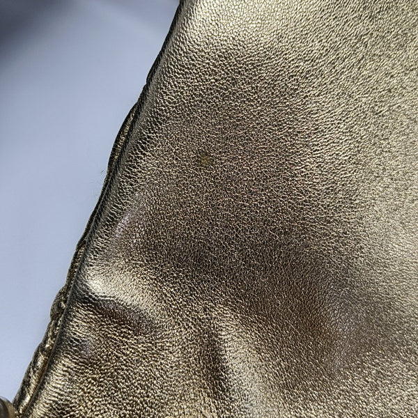 Crystal Lambskin Gold