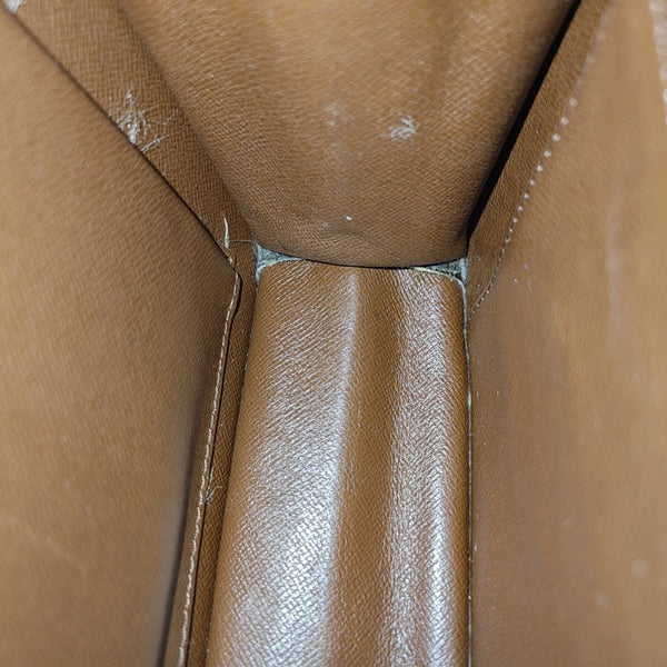 DAME GM Monogram Coated Canvas Brown
