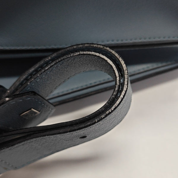 Puzzle Medium Calfskin Blue