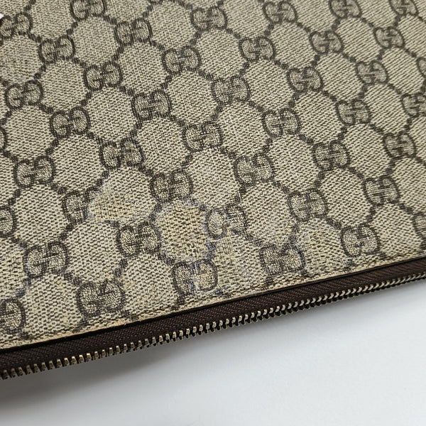 GG Supreme Monogram Coated Canvas Brown