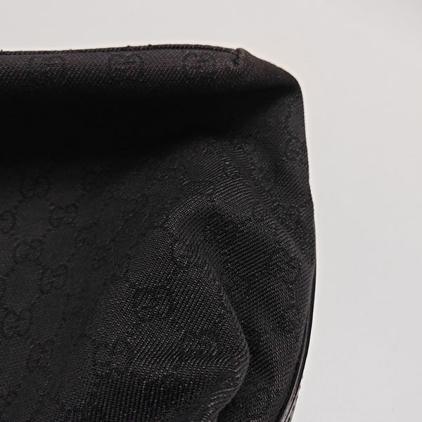 Monogram Canvas Tote Bag Black
