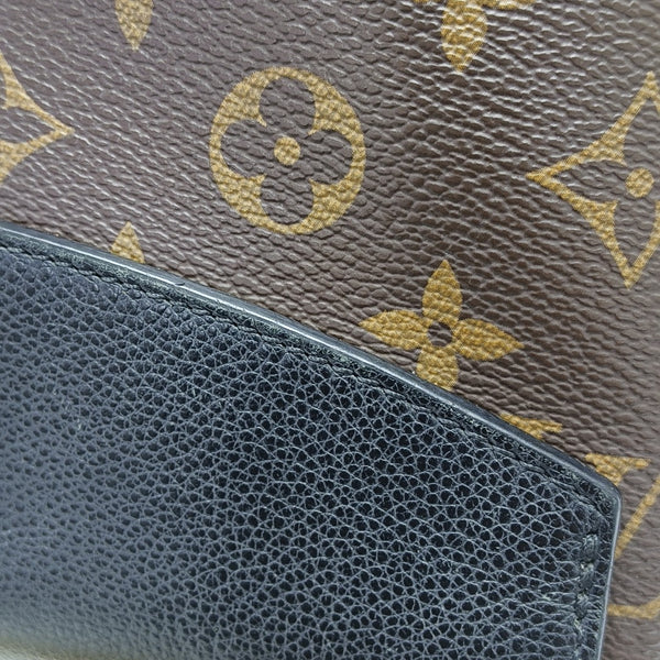 SAINT PLACIDE Monogram Coated Canvas Black