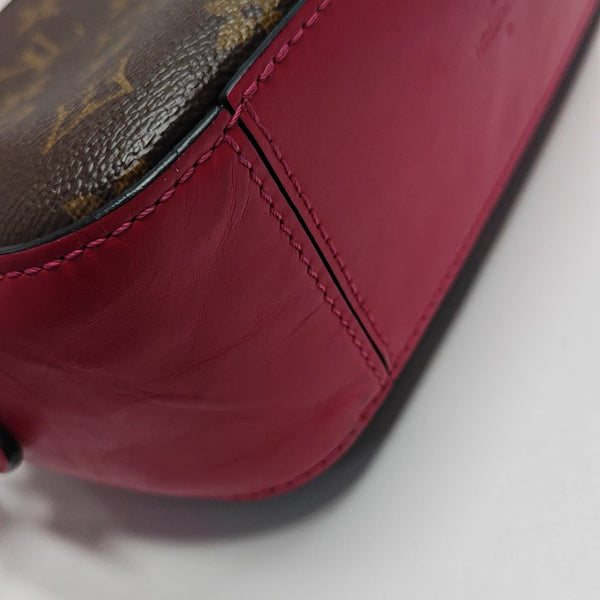 SAINTONGE Monogram Coated Canvas Brown