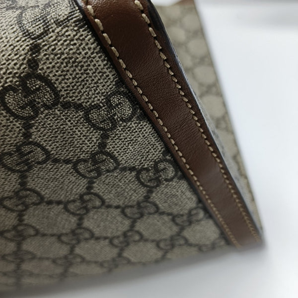 Padlock Medium Monogram Coated Canvas Beige