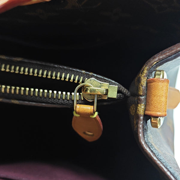 MONTAIGNE Monogram Coated Canvas Brown