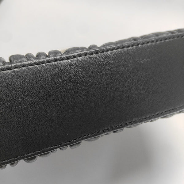 Matelassé Quilted Lambskin Black