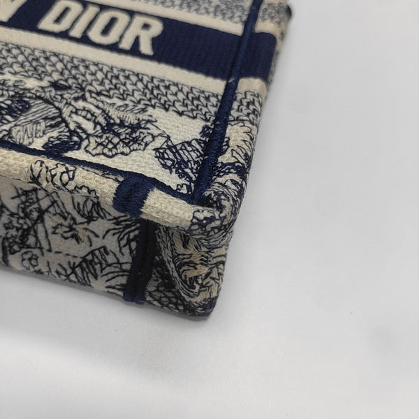 Book Tote Mini Fabric Blue