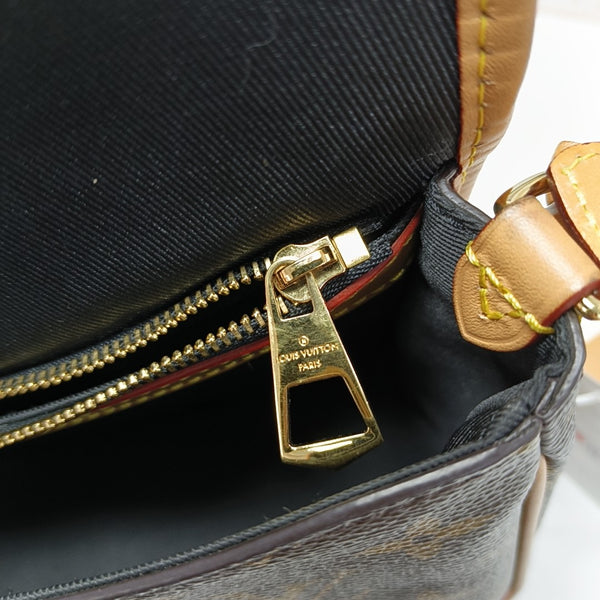 DIANE Monogram Coated Canvas Brown